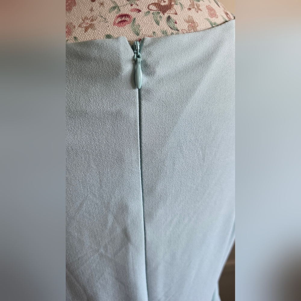 NWT ROZ & ALI dressbarn Light Blue Maxi Dress SIZE 16 - Picture 6 of 10